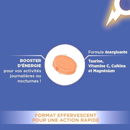 Forté Pharma - Taurine Power Complément Alimentaire Booster d'Énergie Goût Agrumes
