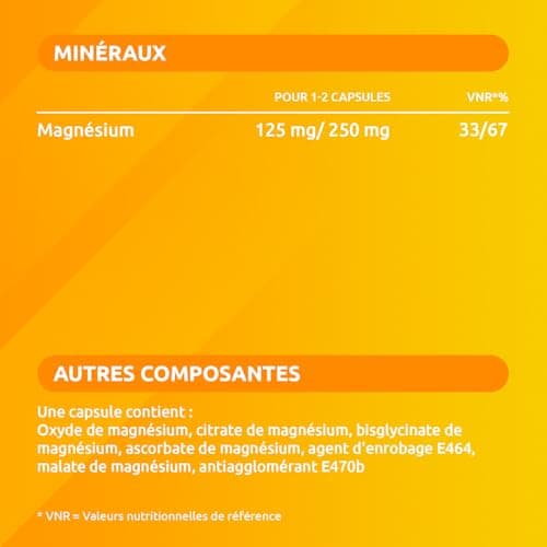 Supradyn® Advanced Magnesium Complex 5 en 1 - Complément Alimentaire Anti-Fatigue, 120 Gélules - Magnésium Oxyde, Citrat