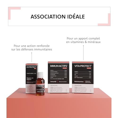 Immunactifs - Complément Alimentaire pour l'Immunité - Huile Essentielle de Ravintsara, Vitamine C, Propolis, Zinc et Cu
