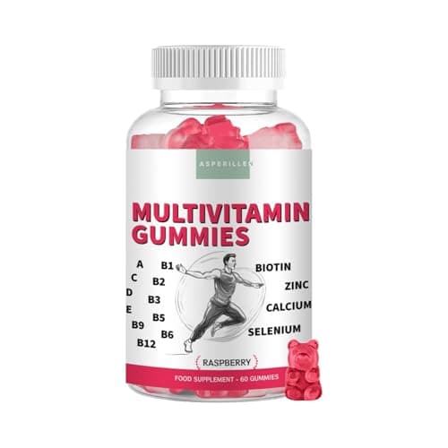 Multivitamines et Minéraux Hommes et Femmes - Vitamines Adultes Avec 15 Nutriments Essentiels Contre la Fatigue - Goût F