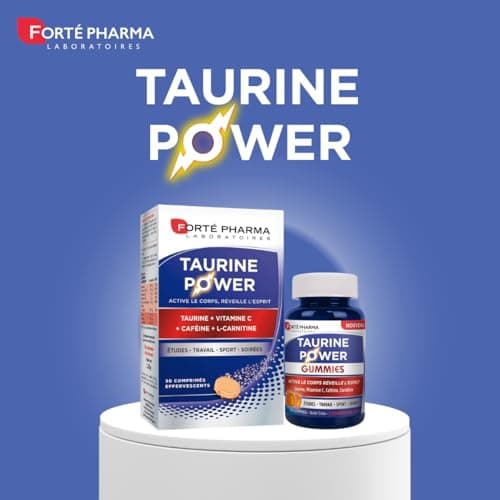Forté Pharma - Taurine Power Complément Alimentaire Booster d'Énergie Goût Agrumes