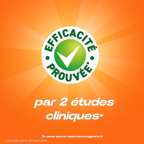 Berocca Immunité Flash - Soutient Système Immunitaire - Zinc, Vitamine D & C - Goût Orange - 60 Comprimés Effervescents