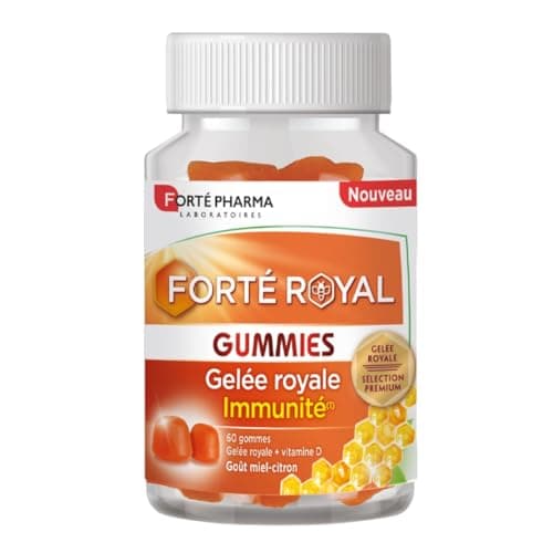 Forté Pharma Gummies Gelée Royale pour Immunité | Goût Miel-Citron | Complément Alimentaire Bio pour Enfants dès 3 ans |