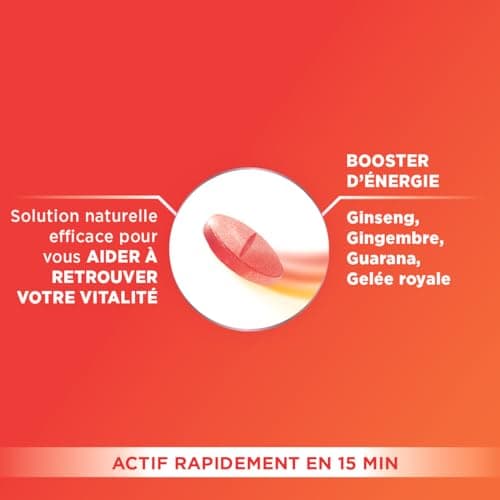 Forté Pharma Ultra Boost 4G | Complément Alimentaire Anti-Fatigue Compris de Ginseng, Guarana, Gelée Royale et Gingembre