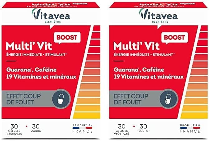 VITAVEA BIEN-ETRE - Multi’vit Défenses 30 gélules - Vitamine C, D, B6, B12 + Gelée royale & Shiitaké pour renforcer l’im — Format gélules