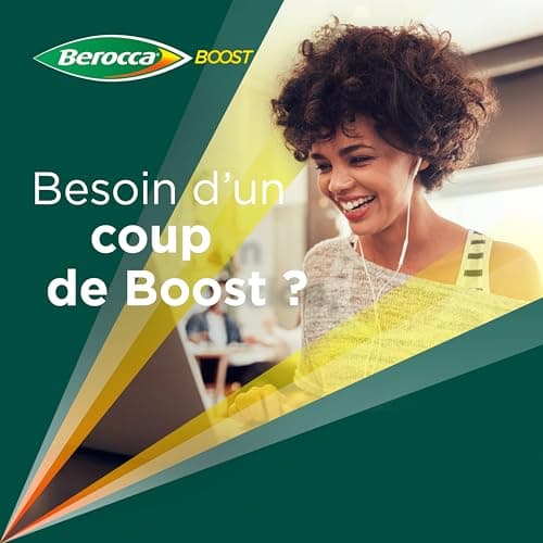 Berocca® Boost Stick - Complément énergisant avec Vitamine B12 & Caféine - 2x14 Sachets de Goût Cola pour Réduire la Fat