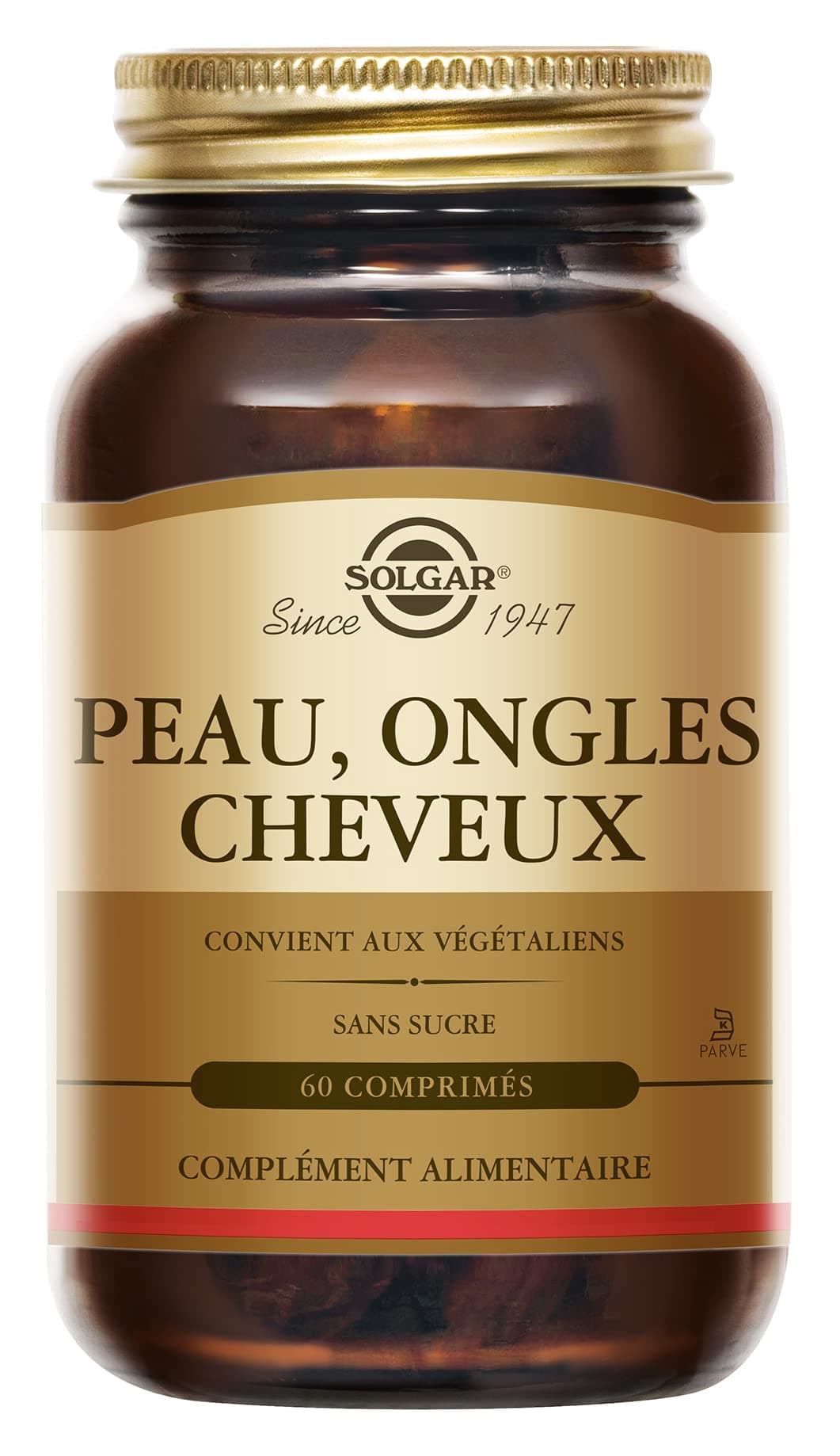 Solgar Peau Ongles Cheveux Beauté Nutriments Essentiels Zinc Vitamine C Acides Aminés Cuivre Forme Brevetée de MSM Compl